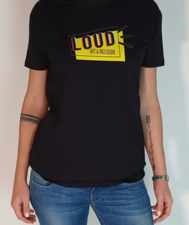 T-Shirt - Μαύρο (Μπλουζάκι με το λογότυπο Loud)