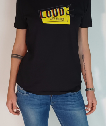 T-Shirt - Μαύρο (Μπλουζάκι με το λογότυπο Loud)