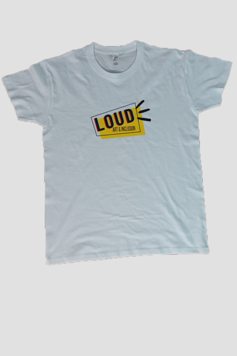 T-Shirt - Λευκό (Μπλουζάκι με το λογότυπο Loud) - Image 2