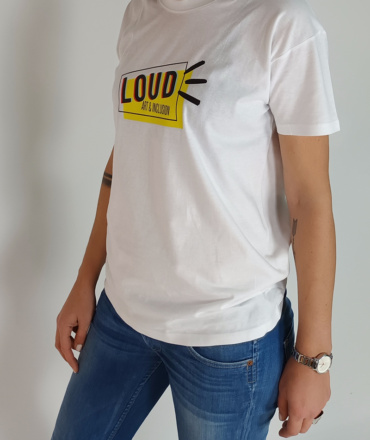 T-Shirt - Λευκό (Μπλουζάκι με το λογότυπο Loud)