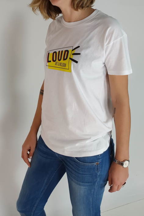 T-Shirt - Λευκό (Μπλουζάκι με το λογότυπο Loud)